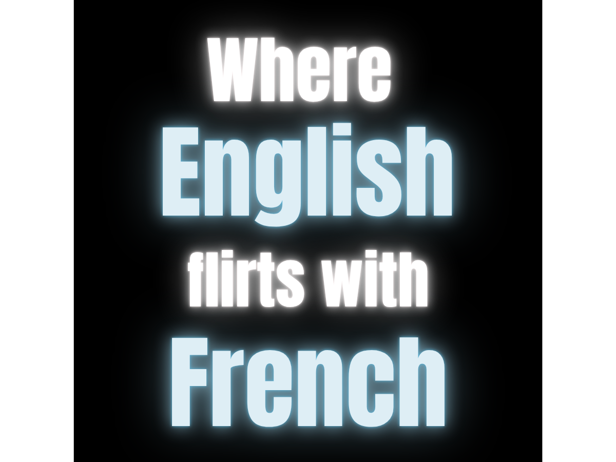when English meets French